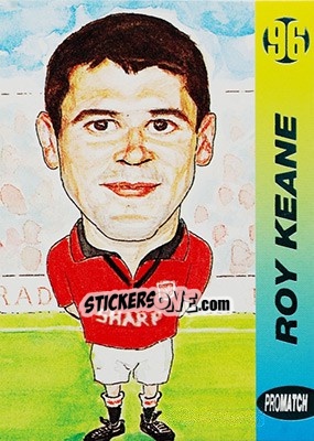Sticker Roy Keane - 1996 Series 1 n. 115 - Promatch