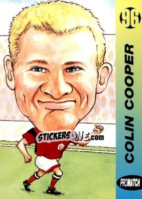 Sticker Colin Cooper - 1996 Series 1 - Promatch