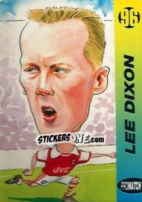 Sticker Lee Dixon - 1996 Series 1 n. 121 - Promatch