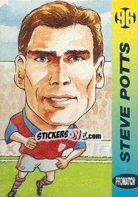 Sticker Steve Potts - 1996 Series 1 - Promatch