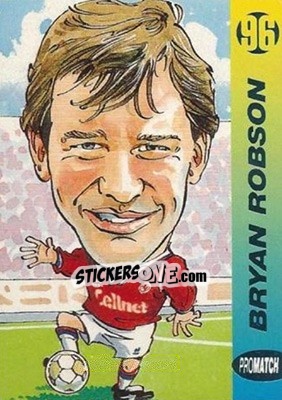 Sticker Bryan Robson - 1996 Series 1 n. 128 - Promatch
