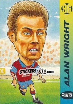 Sticker Alan Wright - 1996 Series 1 - Promatch