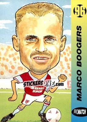 Sticker Marco Boogers - 1996 Series 1 n. 132 - Promatch