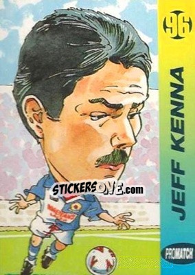Sticker Jeff Kenna - 1996 Series 1 - Promatch