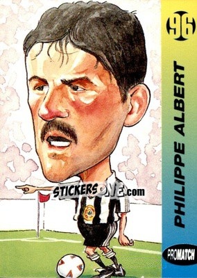 Sticker Philippe Albert - 1996 Series 1 - Promatch