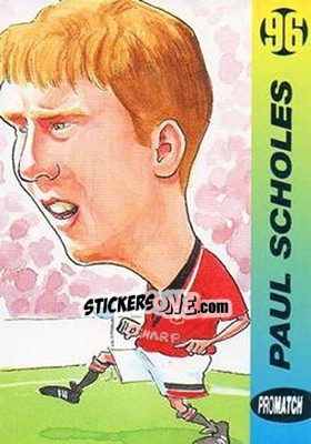 Sticker Paul Scholes - 1996 Series 1 n. 141 - Promatch