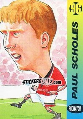 Sticker Paul Scholes - 1996 Series 1 - Promatch