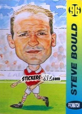 Sticker Steve Bould - 1996 Series 1 - Promatch