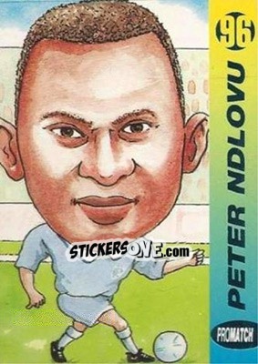 Sticker Peter Ndlovu - 1996 Series 1 - Promatch