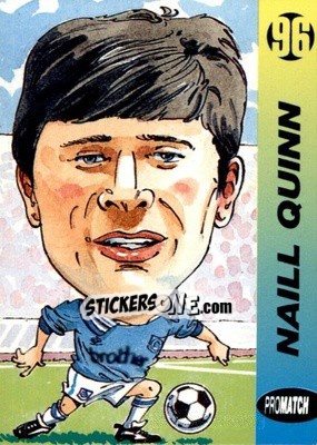 Sticker Niall Quinn - 1996 Series 1 - Promatch