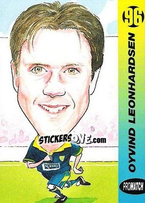Sticker Oyvind Leonhardsen - 1996 Series 1 - Promatch