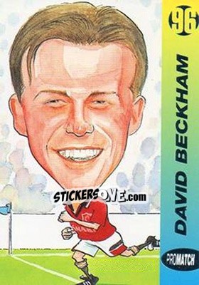 Sticker David Beckham - 1996 Series 1 n. 158 - Promatch