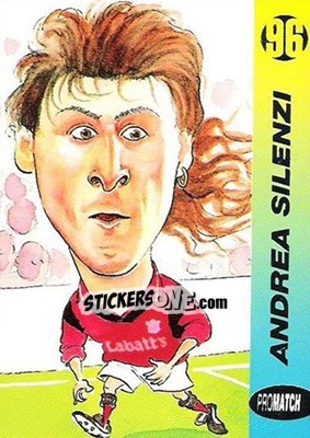 Sticker Andrea Silenzi - 1996 Series 1 n. 159 - Promatch