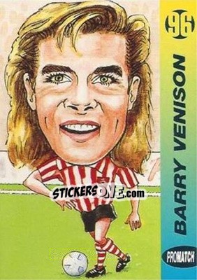 Sticker Barry Venison - 1996 Series 1 n. 163 - Promatch