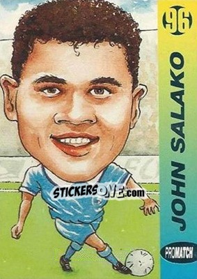 Sticker John Salako - 1996 Series 1 - Promatch