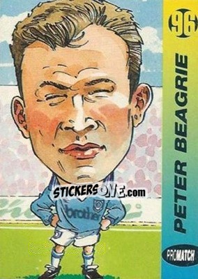 Sticker Peter Beagrie - 1996 Series 1 n. 179 - Promatch