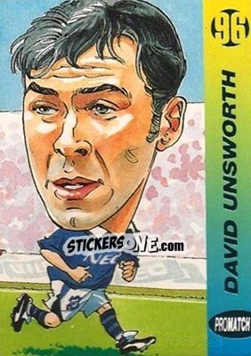 Sticker David Unsworth - 1996 Series 1 n. 181 - Promatch