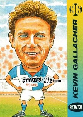 Sticker Kevin Gallacher - 1996 Series 1 - Promatch