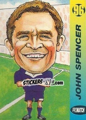 Sticker John Spencer - 1996 Series 1 - Promatch