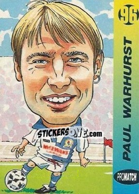 Sticker Paul Warhurst - 1996 Series 1 - Promatch