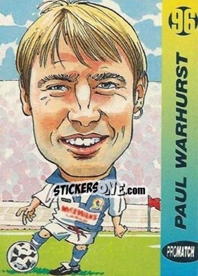 Sticker Paul Warhurst - 1996 Series 1 n. 188 - Promatch