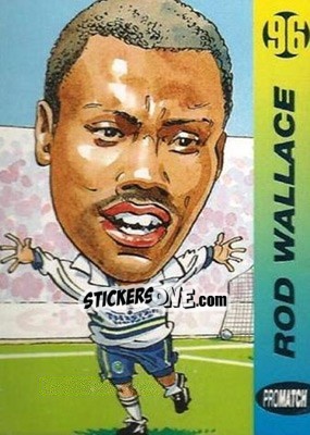Sticker Rod Wallace - 1996 Series 1 - Promatch