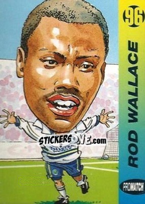 Sticker Rod Wallace - 1996 Series 1 n. 192 - Promatch