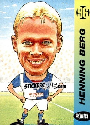 Sticker Henning Berg - 1996 Series 1 n. 196 - Promatch