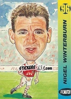 Sticker Nigel Winterburn - 1996 Series 1 n. 197 - Promatch