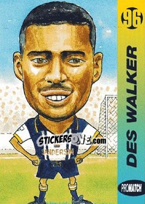 Sticker Des Walker - 1996 Series 1 n. 199 - Promatch