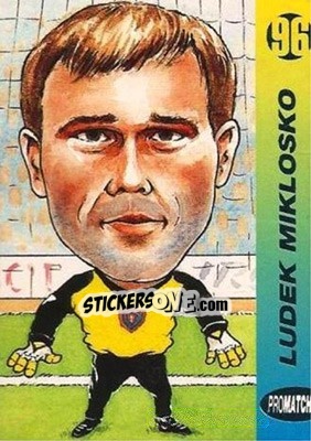 Sticker Ludek Miklosko - 1996 Series 1 - Promatch