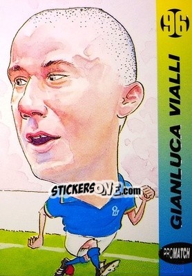 Sticker Gianlucca Vialli - 1996 Series 1 n. EUR9 - Promatch