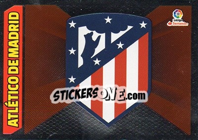 Figurina ESCUDO ATLéTICO DE MADRID (5) - Liga Spagnola 2017-2018 - Colecciones ESTE