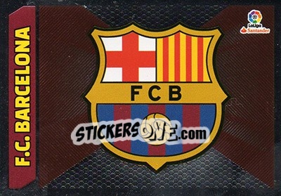 Sticker ESCUDO FC BARCELONA (7) - Liga Spagnola 2017-2018 n. 7 - Colecciones ESTE