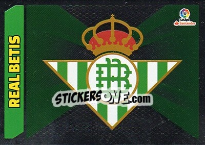 Figurina ESCUDO REAL BETIS (9) - Liga Spagnola 2017-2018 - Colecciones ESTE