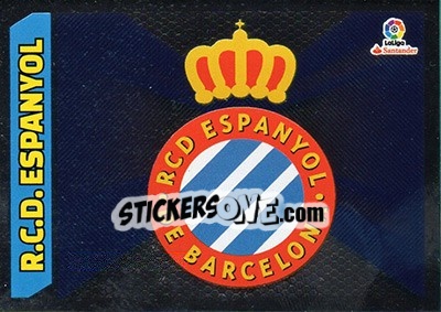 Sticker ESCUDO RCD ESPANYOL (17) - Liga Spagnola 2017-2018 n. 17 - Colecciones ESTE