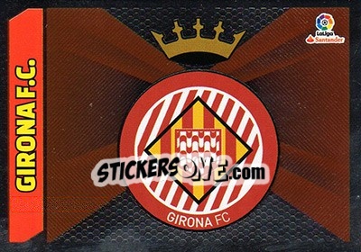 Figurina ESCUDO GIRONA (21) - Liga Spagnola 2017-2018 - Colecciones ESTE