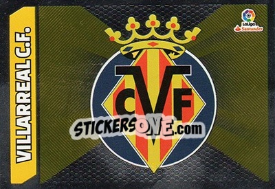 Sticker ESCUDO VILLARREAL (39) - Liga Spagnola 2017-2018 n. 39 - Colecciones ESTE