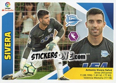 Sticker Sivera (2) - Liga Spagnola 2017-2018 n. 42 - Colecciones ESTE