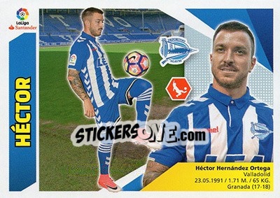 Sticker Héctor (7) - Liga Spagnola 2017-2018 n. 48 - Colecciones ESTE