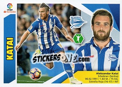 Sticker Katai (14A) - Liga Spagnola 2017-2018 - Colecciones ESTE