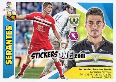 Sticker Serantes (2) - Liga Spagnola 2017-2018 n. 402 - Colecciones ESTE