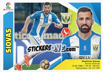 Sticker Siovas (5) - Liga Spagnola 2017-2018 n. 406 - Colecciones ESTE