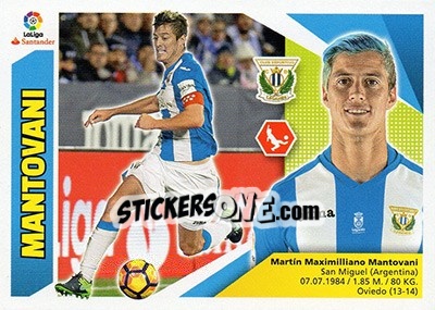 Sticker Mantovani (6) - Liga Spagnola 2017-2018 n. 407 - Colecciones ESTE
