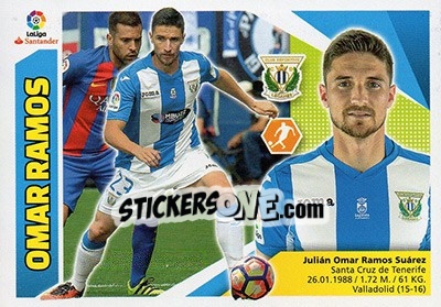 Cromo Omar Ramos (12) - Liga Spagnola 2017-2018 n. 414 - Colecciones ESTE