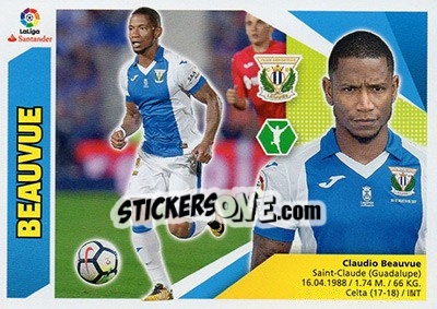 Cromo Beaubeu (14BIS) - Liga Spagnola 2017-2018 n. 423 - Colecciones ESTE