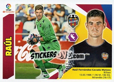 Sticker Raúl (1) - Liga Spagnola 2017-2018 - Colecciones ESTE