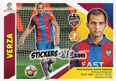Sticker Verza (9) - Liga Spagnola 2017-2018 n. 440 - Colecciones ESTE