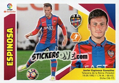 Sticker Espinosa (10) - Liga Spagnola 2017-2018 n. 441 - Colecciones ESTE
