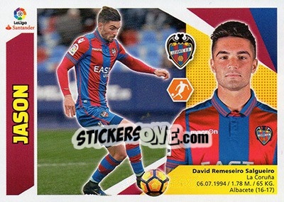 Sticker Jason (14A) - Liga Spagnola 2017-2018 - Colecciones ESTE